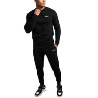 Ensemble de survêtement de jogging pour homme avec logo personnalisé, vente en gros, fabricant OEM, vêtements de sport de fitness, survêtement technique en molleton