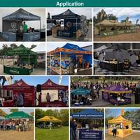 Vente directe d'usine, tente publicitaire pliable imperméable, gazebo, chapiteau pop-up, tente d'événement, publicité