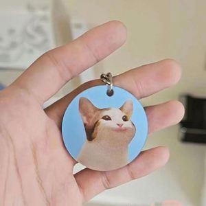 Nouveaux designs personnalisés, porte-clés 3D lenticulaire à double image imprimé en 3D, en acrylique, pour la vente en gros - Product Image 6