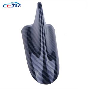 Antena de aleta de tiburón Universal, aspecto de fibra de carbono, piezas de decoración de modelado, sin función, accesorios de coche aéreo falso - Product Image 3