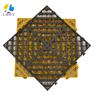 PP Environmental Protection Tasteless Garage Car Wash Room Dust Drainage Ingterlocking Floor Tile
