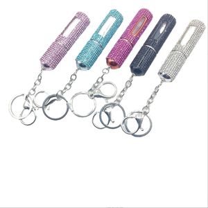 يمكن إضافة موزع العطر عبر الحدود عدة مرات ، مفتاح زجاجة بخاخ محمول مرصع بالماس - Product Image 3