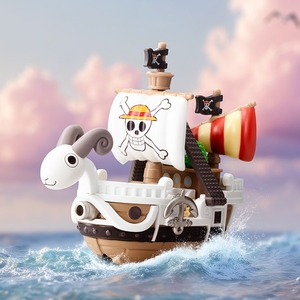 POP MART Ufficiale - <span class=keywords><strong>One</strong></span> <span class=keywords><strong>Piece</strong></span> Grand Line Series: <span class=keywords><strong>Action</strong></span> Figure in PVC Blind Box da Collezione - Veicoli Anime Giapponesi - Product Image 3