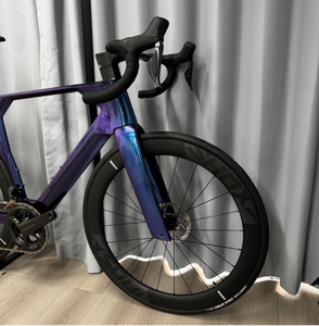Bicicleta de <span class=keywords><strong>Carretera</strong></span> KOZO de Segunda Generación 700C, Cuadro Completo de Carbono T800, <span class=keywords><strong>Shimano</strong></span> <span class=keywords><strong>Ultegra</strong></span> Di2 R8170, 2x12 Velocidades, Freno de Disco Hidráulico, Bicicleta de Carreras Aerodinámica - Product Image 4