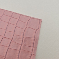 Tissu en cuir PU végétalien à motif crocodile pour sac à main classique en PVC pour femme – Matière première