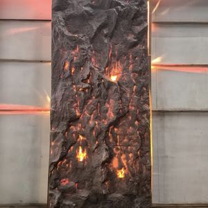 Hafif şeffaf fiberglas aydınlatma duvar kaplama cilalı yüzey delikli tasarım FRP arka plan duvar paneli açık - Product Image 1