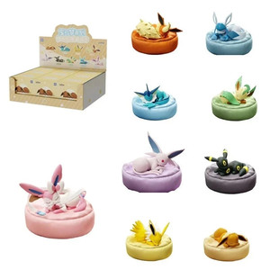 Ornamento Pokémon Eevee in Posizione Dormiente, Peluche <span class=keywords><strong>Pikachu</strong></span>, Scatola Sorpresa, Giocattoli Misteriosi, Collezione Ultra <span class=keywords><strong>Premium</strong></span>, Figurine Regalo, Blind Box - Product Image 1