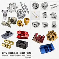 Pièces de robot chien IA personnalisées, coque de robot à intelligence artificielle, pièces de robot, service de traitement CNC complet