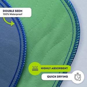 Tailored Tough Washable Pet Pee <b>Pads</b> Water Resist Fast Dry Multi Use Incontinence Mats for Adults and Kids Everyday Use - Product Image 6