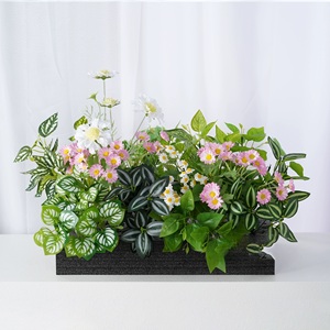 ดอกโบตั๋นปลอมเหมือนจริงดอกโบตั๋นผ้าไหมสีพีชรันอุมูลมูลัสช่อดอกไม้สำหรับวันแม่วันคริสต์มาสกลับไปโรงเรียน - Product Image 1