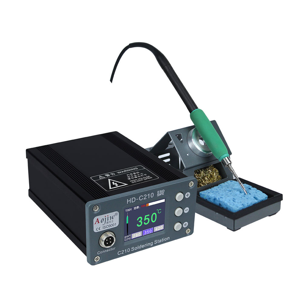 Smd Rework Transformer Replacement Aojiw C210 Welding Table BGA SMD Board Soldering Station