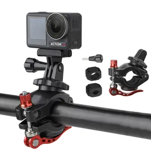 סיטונאי דרופשיפינג מהדק אופניים למצלמת ספורט 360 סיבוב 19-35 מ""מ קליפ לפעולת DJI עבור Insta360 עבור מתקן GoPro