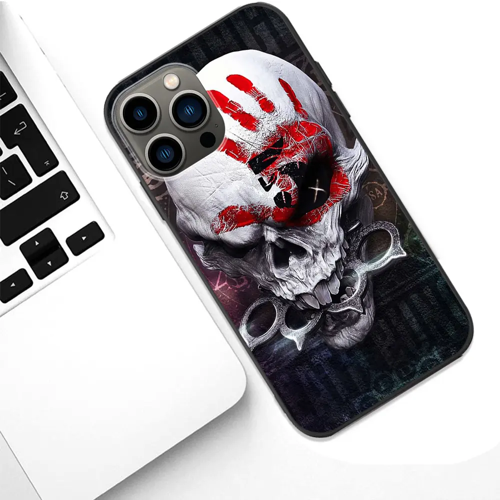 Anti-fall Durable Printed Mobile Phone Case Iphone13 New Girl Halloween Rose Skull Pirate Tide Dark Horror Mobile Phone Case