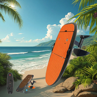 Meilleures ventes 2025 : Efoil électrique EPP 8KW pour sports nautiques, planche en fibre de carbone pour une personne, aileron pour le surf et le bodyboard
