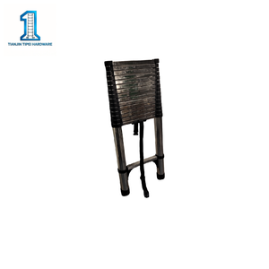 <span class=keywords><strong>Escalera</strong></span> Telescópica Moderna de Acero Inoxidable de 1.7 <span class=keywords><strong>Metros</strong></span>, Diseño Plegable Antideslizante para Uso Doméstico e Industrial, Ayuda para Subir Escaleras - Product Image 3