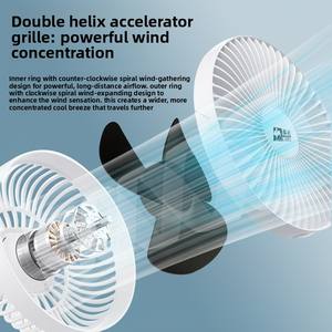 <span class=keywords><strong>Ventilateur</strong></span> de circulation d'air domestique Camel, <span class=keywords><strong>ventilateur</strong></span> de sol intelligent à commande vocale, <span class=keywords><strong>ventilateur</strong></span> de <span class=keywords><strong>bureau</strong></span> télécommandé oscillant à circulation d'air 3D - Product Image 2