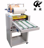 SMFM5002Z Machine à plastifier manuelle compacte 360 mm avec adhésif thermofusible, moteur, emballage en bois, 220V, 11m/min