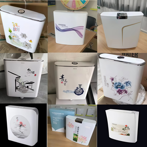 Réservoir <span class=keywords><strong>de</strong></span> toilettes mural rectangulaire moderne en plastique épaissi, à double chasse, à économie d'énergie, pour salle <span class=keywords><strong>de</strong></span> bain d'hôtel - Product Image 6