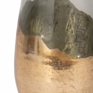 Vaso in Vetro Stratificato Moderno con Design Dorato, Vaso Decorativo per Fiori, per Soggiorno e Arredamento Casa - Product Image 5