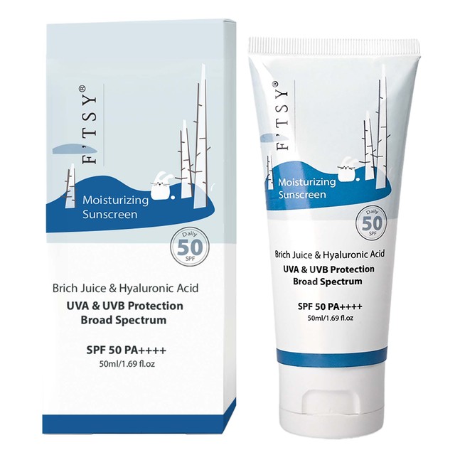 Korean Custom Mineral Private Label Sunscreen Spf50 Sun Screen Cream Birch Juice Moisturizing Sunscreen Spf 50