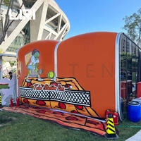 Tente de magasin pop-up personnalisée avec espace modulaire Box House Shop pour événements