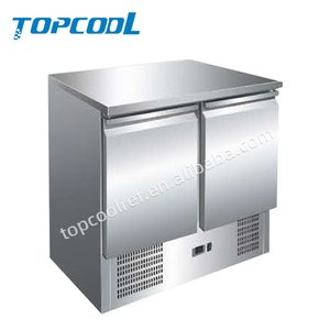 Topcool saladette lạnh bánh <span class=keywords><strong>sandwich</strong></span> chuẩn bị bảng salad tủ lạnh thanh trang bị salad Pizza quầy trưng bày tủ lạnh - Product Image 3
