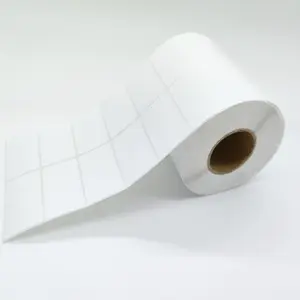 Factory Price White Glassine Thermal Labele Acrylic Adhesive Direct Labels Coated Paper