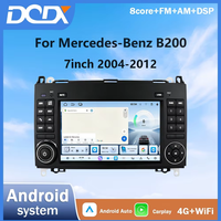 Autoradio multimédia Android 15 de 7 pouces avec navigation GPS pour Benz B200 Classe B W245 W246, CarPlay sans fil, Android Auto, DSP, WiFi