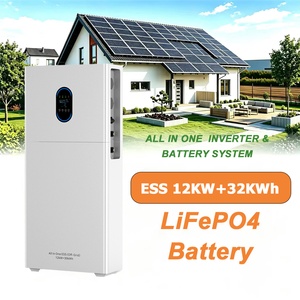 12KW 32KWH All-in-One Stackable Mobile Solar <b>Battery</b> Storage System Hybrid Residential Home Solar Power <b>Backup</b> - Product Image 1