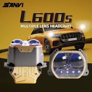 Car Laser <b>LED</b> <b>Projector</b> Lens 3-inch Bi-<b>Projector</b> Headlight Retrofit Car Headlight Lens 6000K - Product Image 1