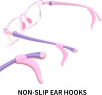 Nouvelles lunettes anti-lumière bleue TR90 ovales à monture intégrale pour enfants, design flexible et léger, pour les âges de 3 à 10 ans
