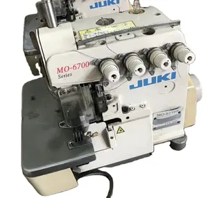 Used thick cowboy wear jukis 6716S-FH60H five thread overlock sewing machine jeans overlock think cowboy suit overlock machine