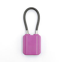 Cadenas compact en alliage de zinc durable avec câble en acier pour la sécurité des sacs à dos, des casiers de gym et d'école, et des rangements (Cerradura)