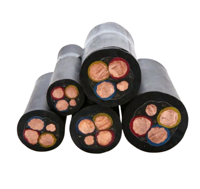 YC/YCW/H07RN-F 450/750V 0.3-50mm2 Copper Conductor Heavy-duty Rubber Cable 2-4 Cores Waterproof Power Cable