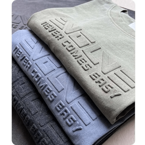 เสื้อยืดคอตตอน 100% ทรงหลวมสไตล์วินเทจ ซักแล้ว ใส่ได้ทั้งผู้หญิงและผู้ชาย  รับสกรีนลายและโลโก้ตามสั่ง - Product Image 4