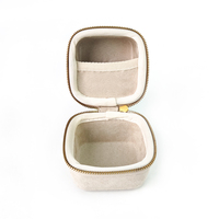 Boîte à bijoux de luxe personnalisable avec logo, étui de voyage pour bracelet en EVA avec fermeture éclair, organiseur de cadeaux, boîte à fermeture éclair en EVA