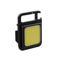 Lampu gantungan kunci LED Mini COB portabel isi ulang USB