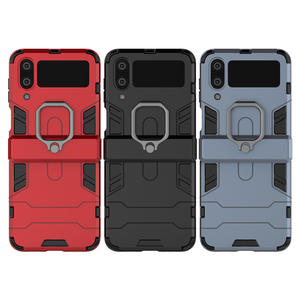 Venta al por mayor a prueba de golpes anillo de dedo soporte funda de teléfono móvil para Samsung Galaxy Z filp 4 J4 <span class=keywords><strong>J6</strong></span> A9 A50 A90 A71 A51 M60S S10 - Product Image 2
