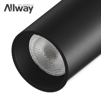 Système d'éclairage sur rail moderne personnalisable 5 mm, rail noir, COB SMD, aluminium, LED magnétique, éclairage sur rail dimmable, 2700-6500K