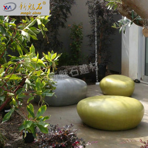 Nuevo Banco de Parque de Hormigón GRC Magic Stone, Tamaño Personalizado, Estilo Urbano Minimalista, Asientos para Exteriores - Product Image 2