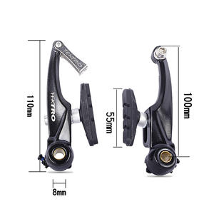Caliper de Freno V de Aleación de Aluminio Forjado con Pastillas de Material Compuesto Metálico, Resistente a la Corrosión, para Bicicleta - Product Image 2