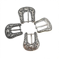 Boucle de ceinture personnalisée JULUN style western - Boucle à ardillon en alliage avec incrustation turquoise vintage pour ceintures en cuir pour femmes