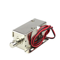 Serrure magnétique Sary 12V 24V, verrou électrique à commande électromagnétique, pêne de verrouillage LY-01, tige push-pull, petite serrure de placard 54x38x28mm