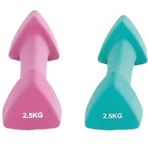 ดัมเบลรูปสามเหลี่ยมแบบกำหนดเองปี <span class=keywords><strong>2021</strong></span> สำหรับผู้ชาย ผู้หญิง และเด็ก สี 1 2 3 <span class=keywords><strong>4</strong></span> 5 กก. ปอนด์ ดัมเบลเหล็กเคลือบยาง สีชมพู - Product Image 2