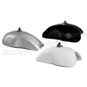 Tanque de Gasolina Universal de 10L 2.6 Gal para Cafe Racer con Tapón de Hierro Grueso y Válvula de Combustible para YAMAHA HONDA KAWASAKI Cafe Racer - Product Image 2