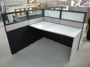 Escritorio Ejecutivo Moderno, Estación de Trabajo Modular con Marco de Aluminio, Diseño Duradero para Edificios de Oficinas y Hospitales - Product Image 5