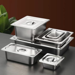 Đa Kích cỡ container thực phẩm nhựa hoặc thép không gỉ container tự chọn khay gn Pan <span class=keywords><strong>gastronorm</strong></span> Pan - Product Image 4