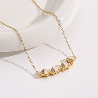 Collar con Colgante de Trébol de Moda para Mujer con Imán, Diseño Beimu, Cadena de Clavícula Multifuncional, Joyería con Dije