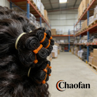 Extensions de cheveux indiens bouclés vierges bruts, alignés sur les cuticules, ondulés, Remy, double trame, micro-liens, 100g, tissage de cheveux