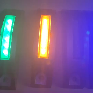 Хорошее качество алюминиевые полукруговые мигающие световые дорожные шпильки - Product Image 2